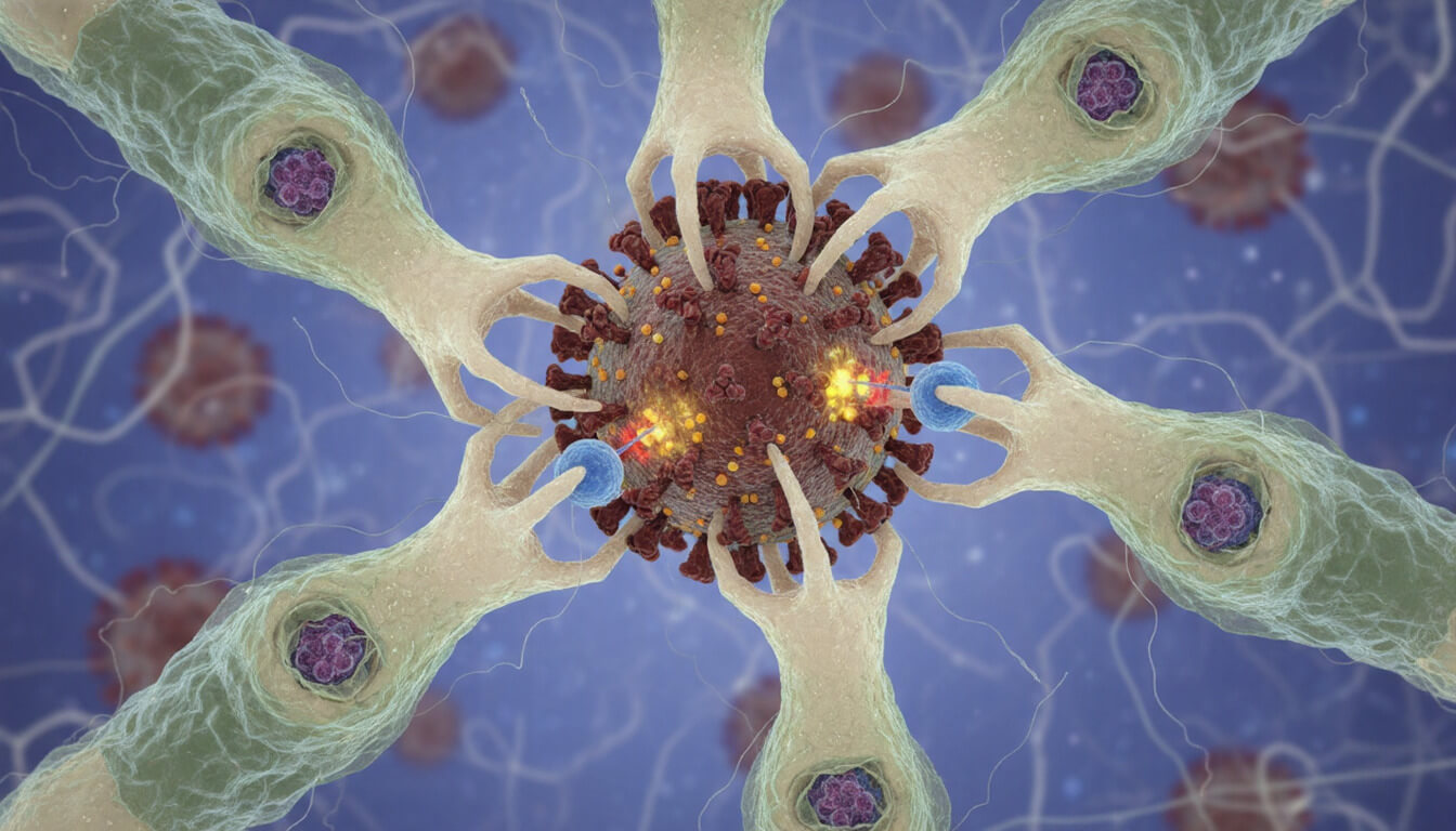 Иммунитет уничтожает клетки вируса